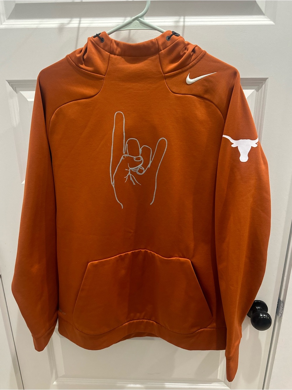 Nike Therma-Fit Fleece Lined University of Texas Hoodie - Size Large